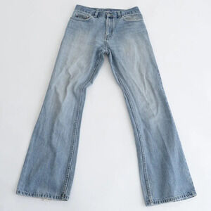 Vintage b.u.m. equipment Blue Denim Straight Leg Denim Size 30x32